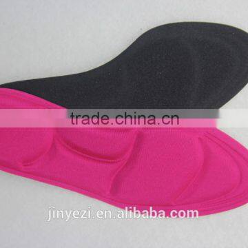 2016 5D new anti-odor arch support insole sport memory foam insole