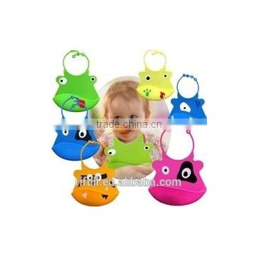 cheap waterproof silicone baby bib