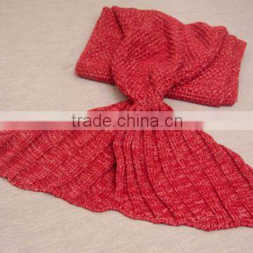 Mermaid Tail Crocheted Blanket photo-2