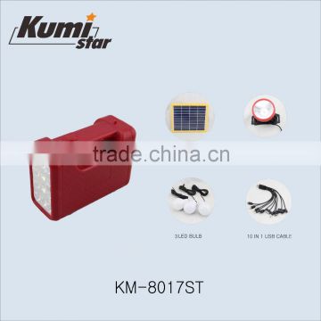 rechargeable emergency multifunctional solar power unit