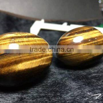 Beautiful Natural Tiger Eyes Obsidian Crystal Gemstone Jade Egg Healing for Decoration