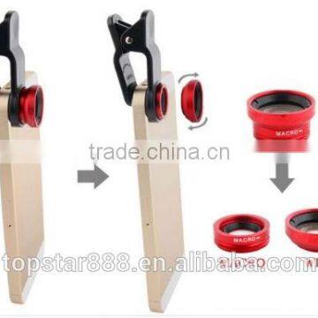 Best design Detachable 180-Degree Wide Angle Fish Eye Lens for Cell Phones and Digital Cameras