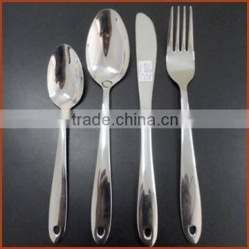 clear mirror polish high quality stainless steel cutlery