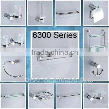 wall mounted chrome plated brass bathroom hardware