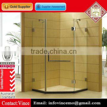 Elegant Frameless Shower Cabinet