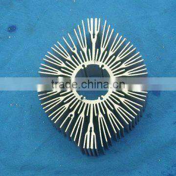 Aluminum extrusion led light heat sink accessories