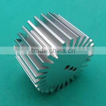 2014 hot sale LED aluminum extruded anodized heat sink