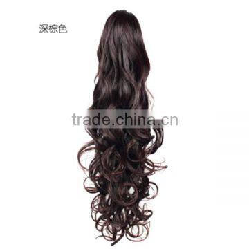 Wholesale Cheap Clip in Ponytail Synthetic Hair Extension photo-4