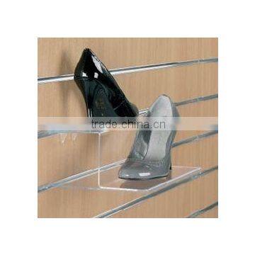 slat-wall 2-ter acrylic shoes rack