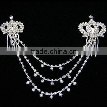 elegant tiara combs headbands