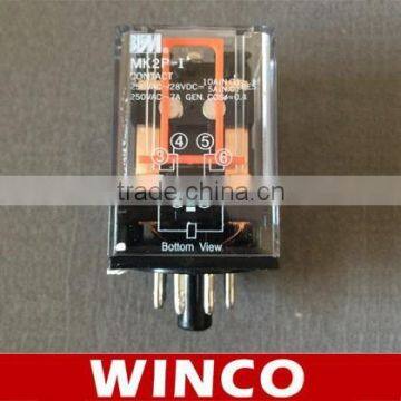 2015 hot sell General Purpose Miniature Power Relay MK2P 240VAC