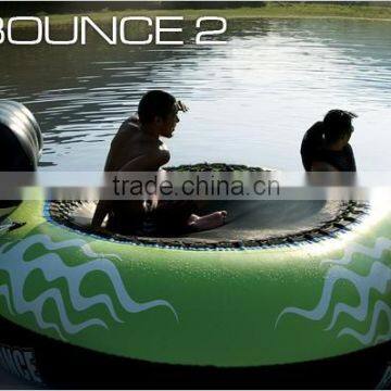 party zone towable & inflatable bouncer boat island slide surfing BIG BOUNGE 2 bounger trampouline