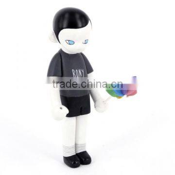 Handsome Blue Eyes Boy Action Figure, OEM Action Plastic Figure for Decorate, Action Figure Customized China Manufacturer photo-2