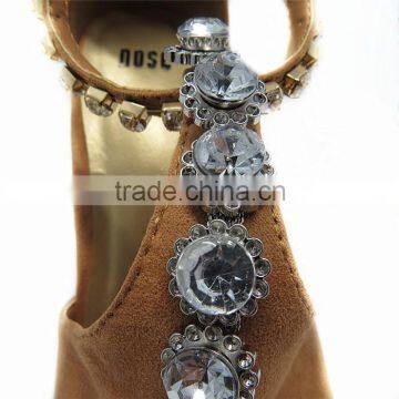 Fashion Sandals Crystal Chain High Heels Shoes Decoration For Shoes
