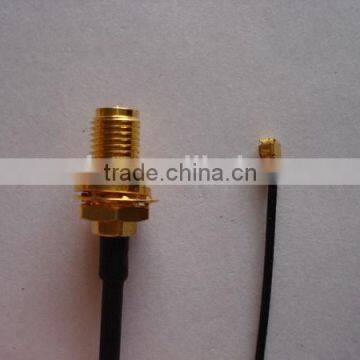 Bottom price top sell pigtail cable with f rf connector