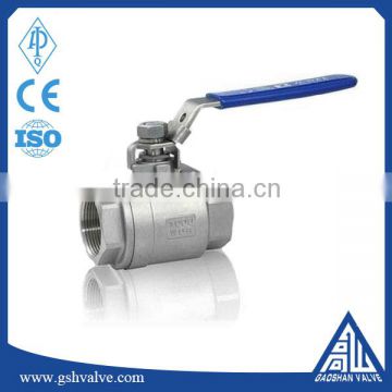 manual 2pc flange stainless steel ball valve