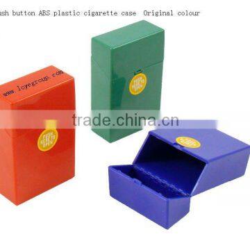 Original Color Plastic Cigarette Case. Automatic Open Plastic Cigarette Case.