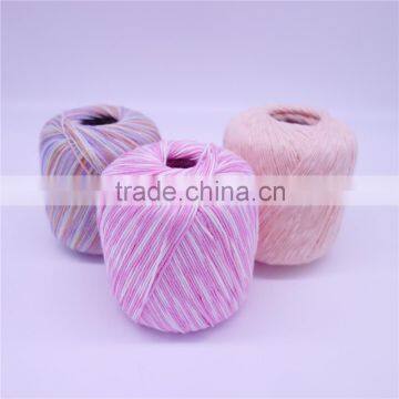 space dyed ball yarn hand knitting yarn new style hand knitting yarn