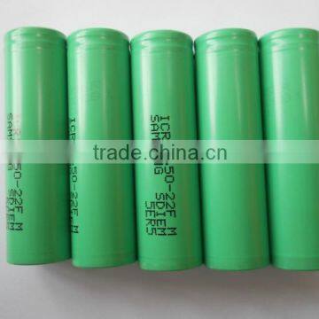 SDI ICR18650-22FM samsung 2200mah 3.7v