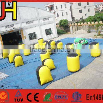 Inflatable tactical field paintball bunkers/ inflatable sports arena/ laser archery tag arena