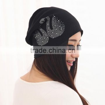 custom polyester beanie hats for women beanie with printed logo