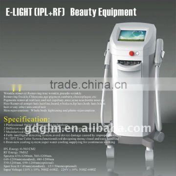 Breast Hair Removal Newest E-light (IPL 530-1200nm +RF ) Epilation Beauty Equipment E-006 10MHz