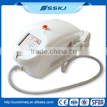 2017 portable CE approved Salon use 808nm laser elight beauty machine