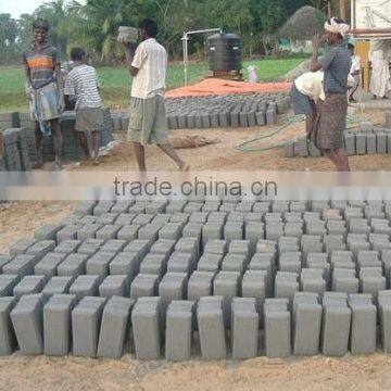 German Technology SY1-20 Movable Baking-free Interlocking Brick Machine With a Concrete Mixer photo-6