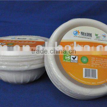 Biodegradable Cornstarch-based plastic bowl