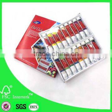 good quality art oil colour paint set