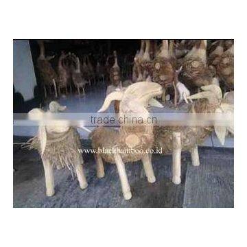 Bamboo Root Craft Sheep