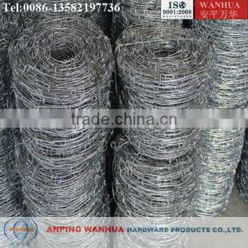 High Quality Galvanized Barbed Tape Wire ( Anping Professional Factory ISO 9001 )