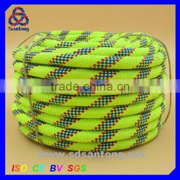 9mm nylon 48 strand braided outdoor rope climbing Static Rope