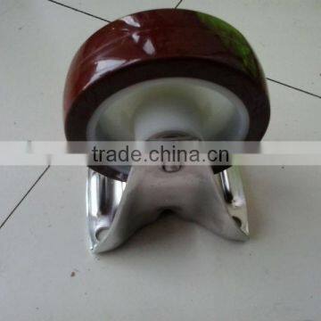 stainless steel Polyurethane table wheel caster