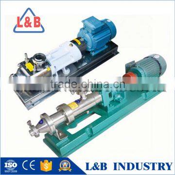 China Hot Steel Industrial High viscosity Screw Pump for food