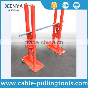 Heavy Duty 10 Tonne Cable Drum Stands With Hydraulic Jacks for Drum Diameter 3200mm photo-2