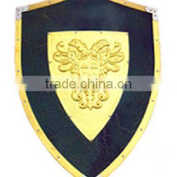 Stainless Steel Black Shield With Dragon Pattern Men's photo-2