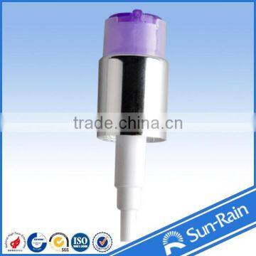 metal treatment pump dispenser for cosmetic mini pump with special clips