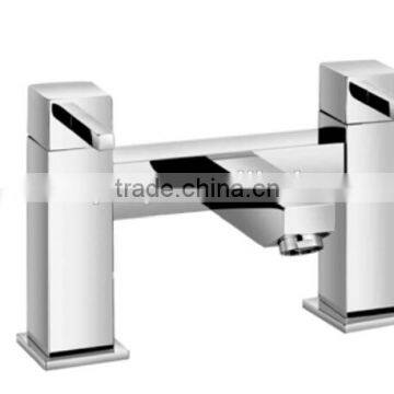 Deck mounted bath filler, bathroom taps with two handle