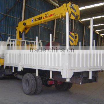 3.2 ton truck crane, truck mounted crane, cargo truck with crane