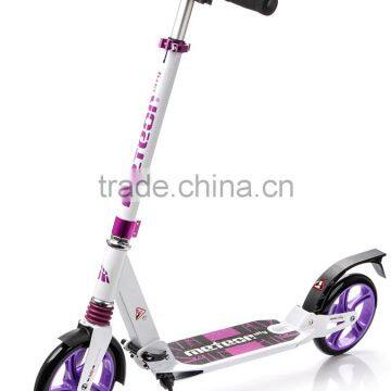 New design 200 mm big wheels adult kick scooter with suspension