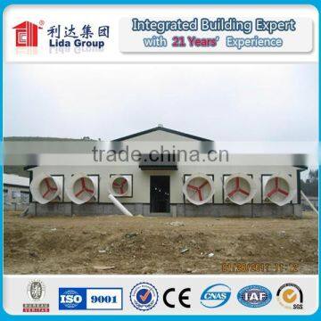 105x12x2.8m light steel structural chicken house in Algeria