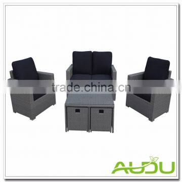 Audu 2017 Original Design Rattan Garden Outdoor Sofa With Drawers photo-5