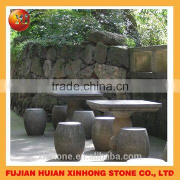 Nature Stone Table and Chairs With High Polished on Top photo-6