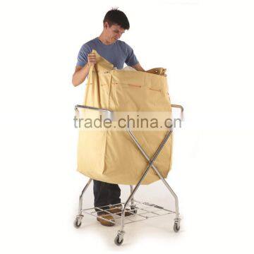 Commercial Rolling Laundry Hamper With Removable Bag photo-2