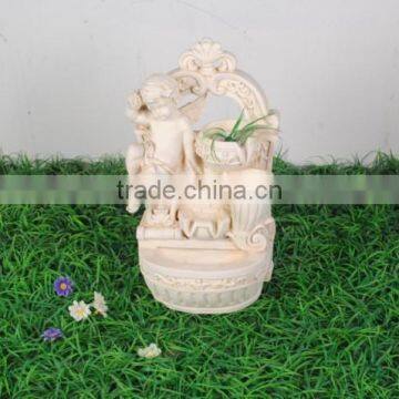 European Style Angle Air Humidifier Resin Water Fountain, Table Top Water Feature