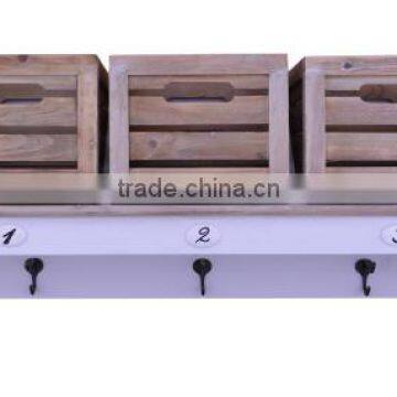 Kitchen Furniture White Wooden Medician Cabinet photo-3