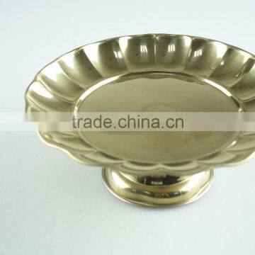 Tribute Tray /stainless Steel Wedding Serving/golden Candy Dishes photo-3