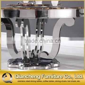 Marble Rotating Round Table for Dining Room photo-3