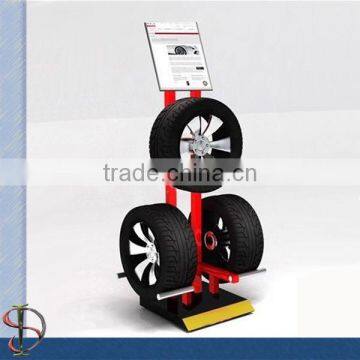 Three Sides Wheels Display Stand photo-2
